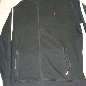 Polo Ralph Lauren Black Zip-Up Sweater